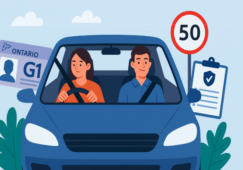 Ontario highway at sunrise